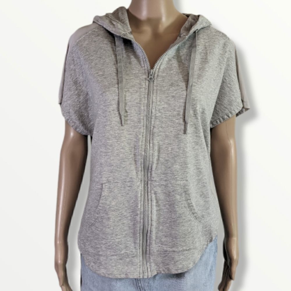 Victoria Sport Grey Zip Up Hoodie - Picture 2 of 8